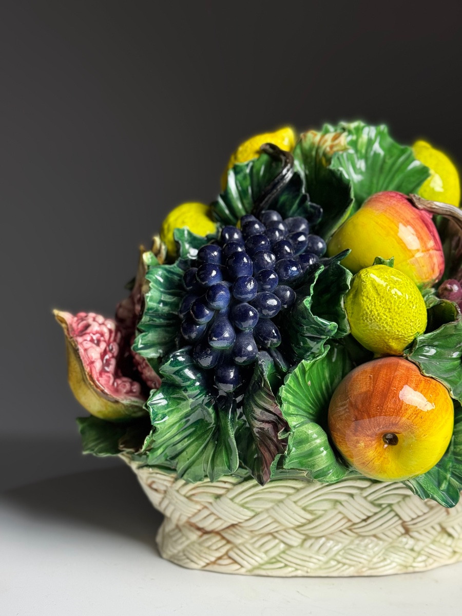 Fruit en céramique majolique italienne-photo-8