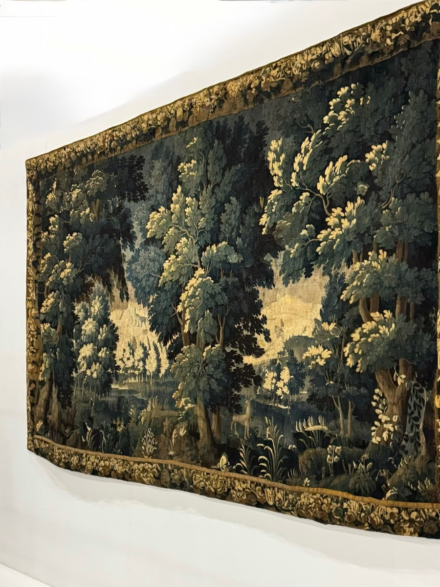Tapisserie d'Aubusson du XVIIIe siècle-photo-2