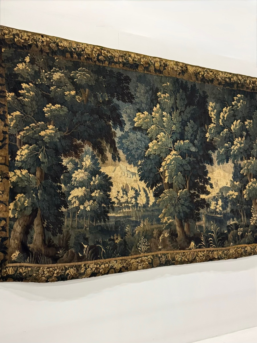 Tapisserie d'Aubusson du XVIIIe siècle-photo-3