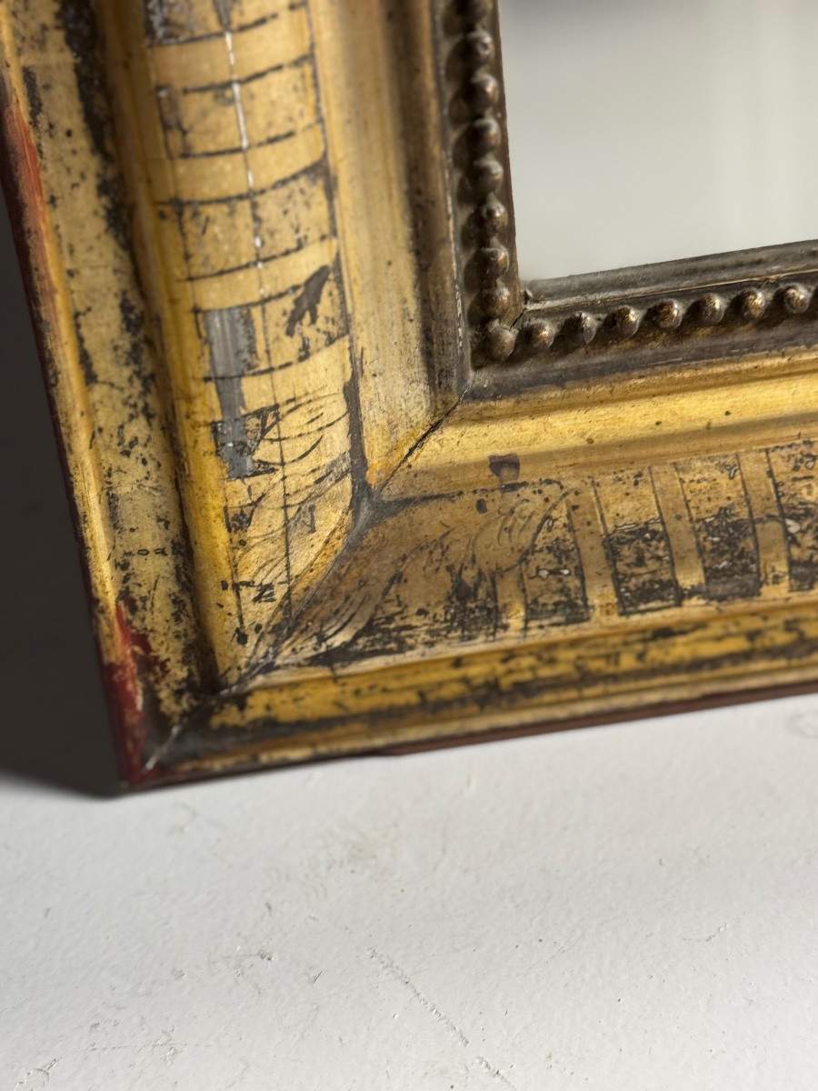 Miroir Louis-Philippe du XIXe siècle-photo-2