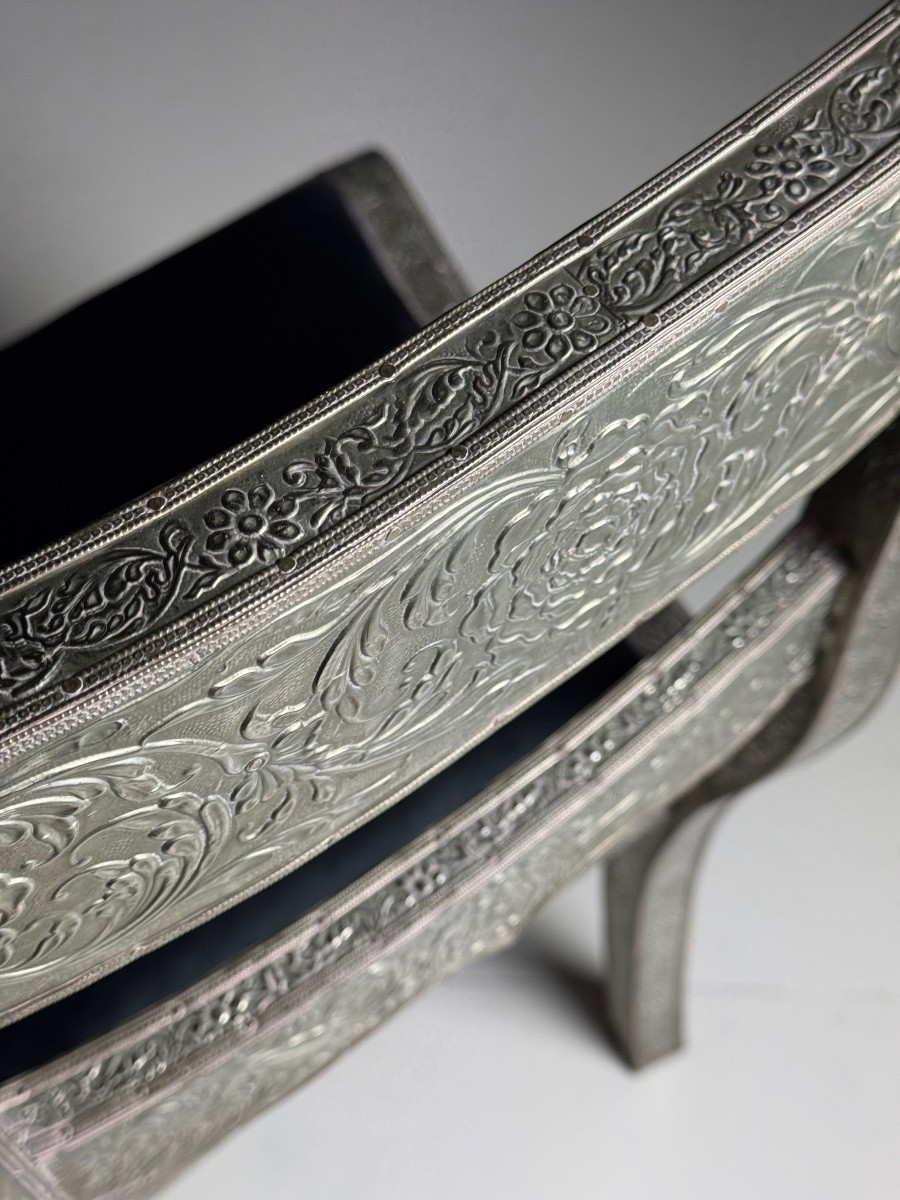  4 Indian Dowry Chairs-photo-5