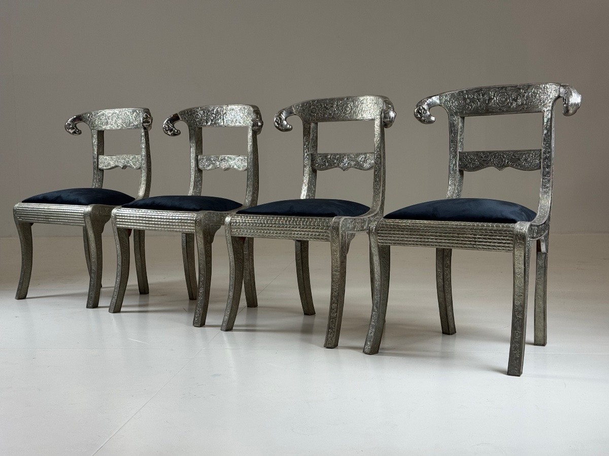  4 Indian Dowry Chairs-photo-6