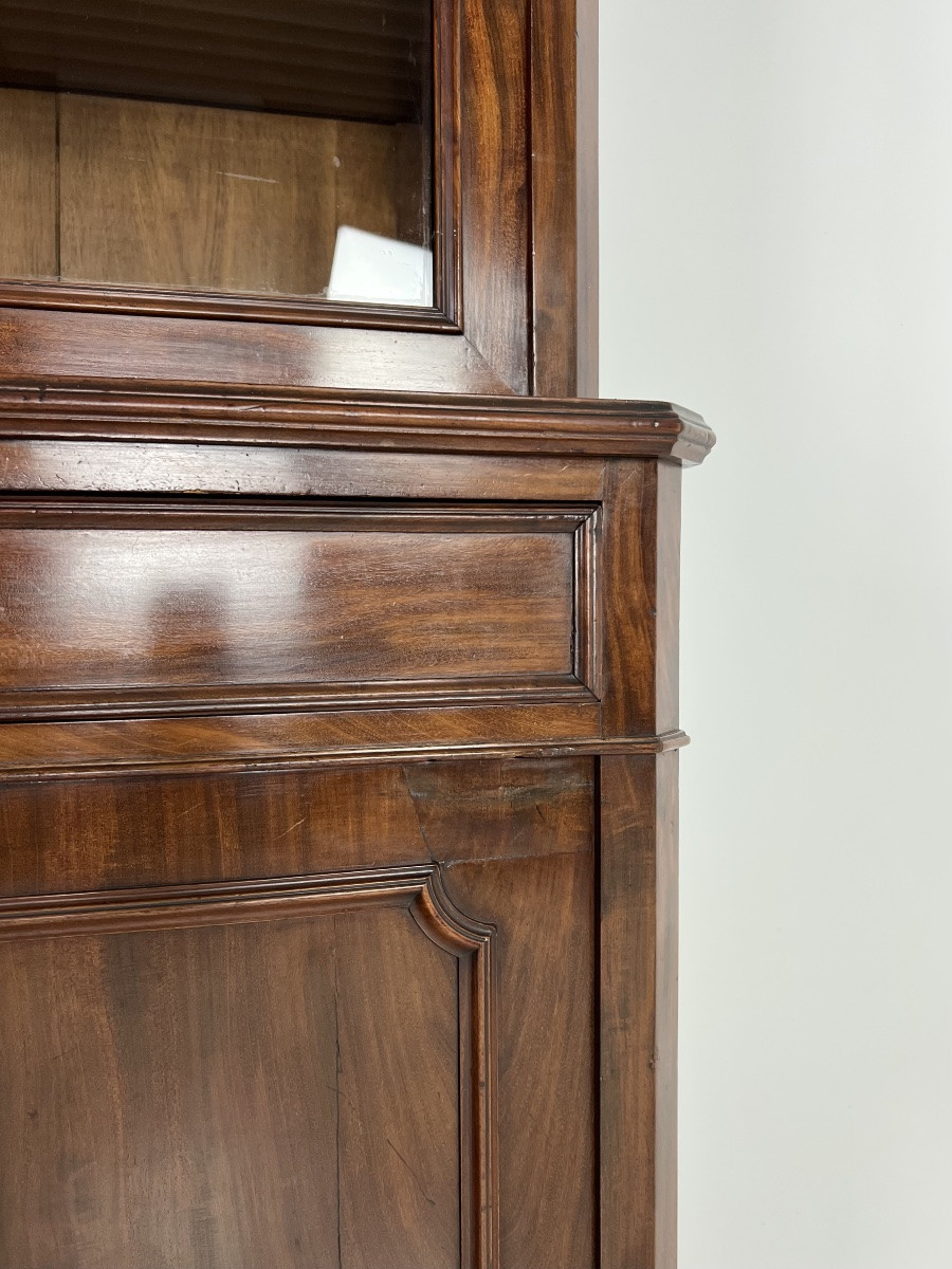 19th Century Mahogany Bookcase-photo-5