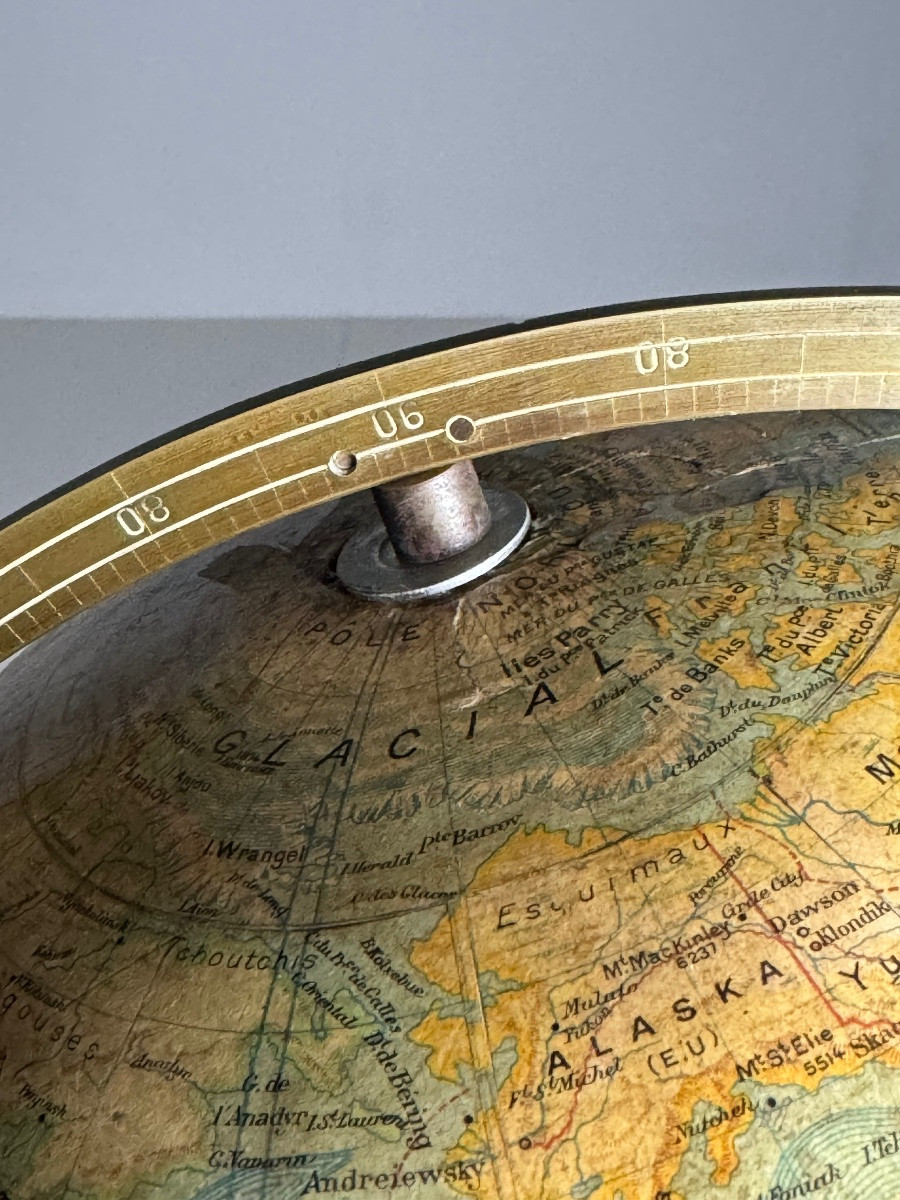 Globe terrestre J. Forest Paris-photo-4