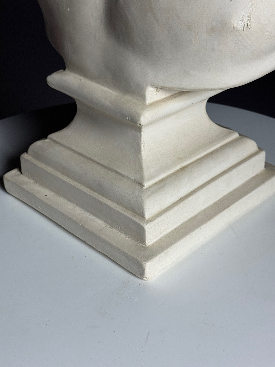 Plaster Bust Of Hermes, Late 20th Century-photo-6