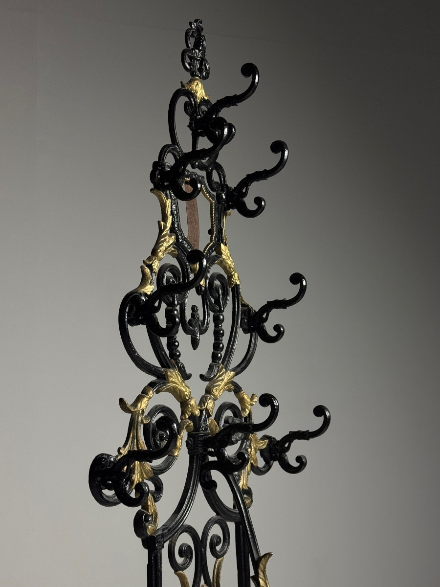 19th-century Cast-iron Coat Rack-photo-4