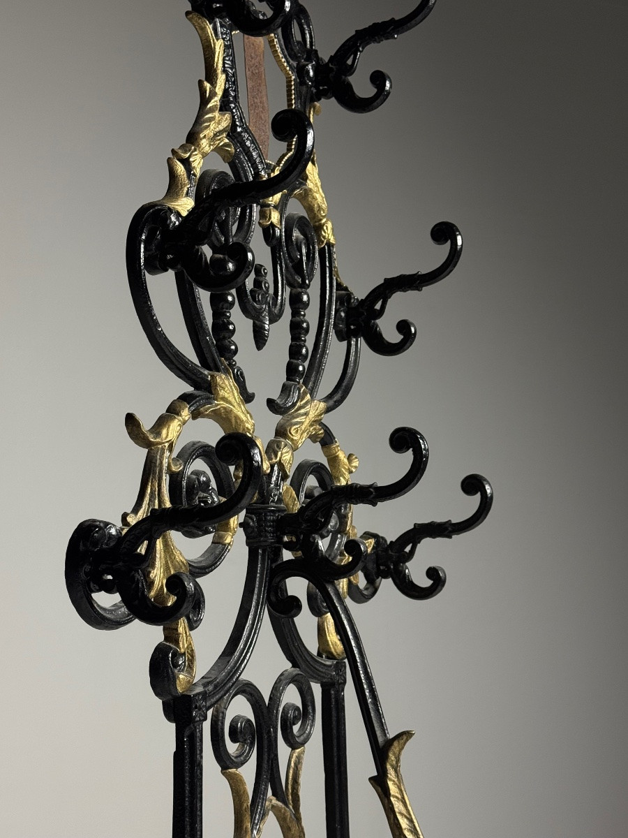 19th-century Cast-iron Coat Rack-photo-5