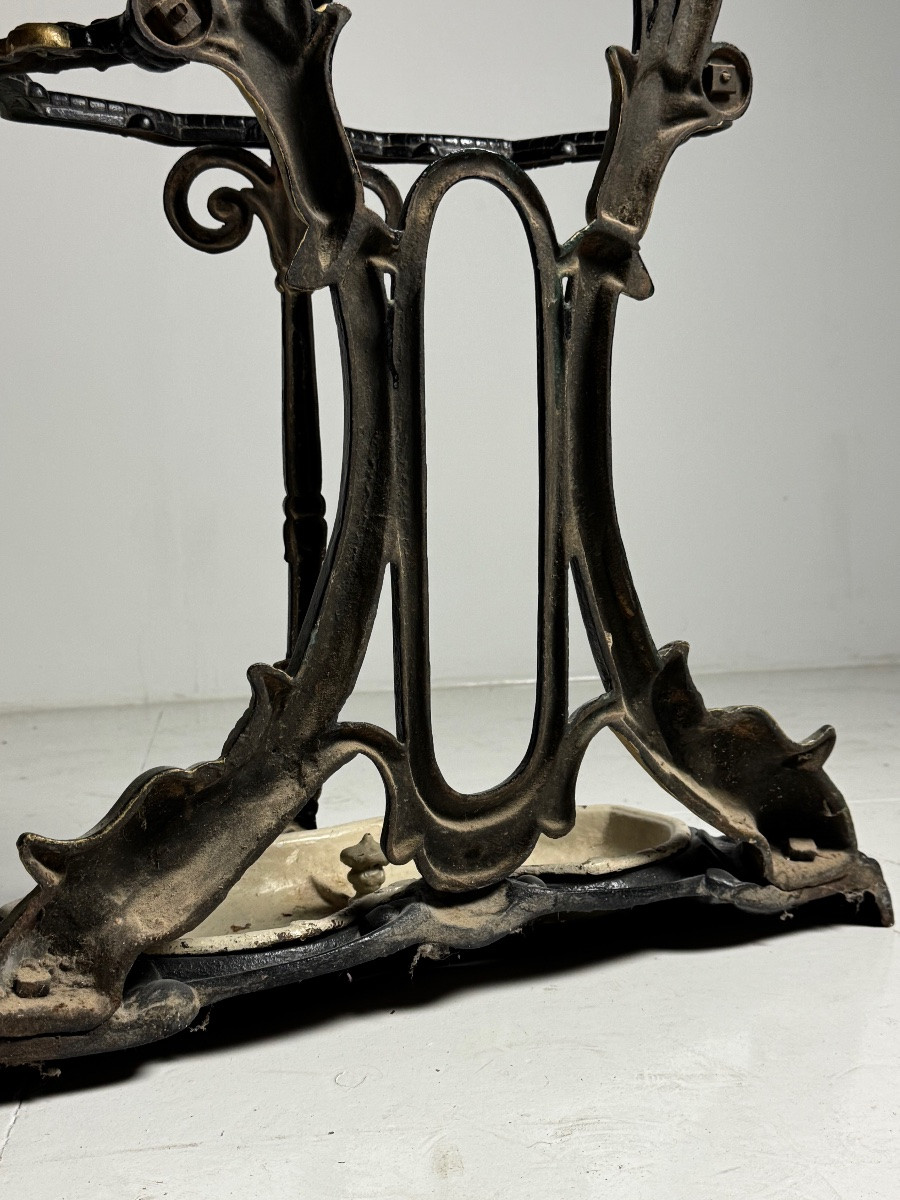 19th-century Cast-iron Coat Rack-photo-6