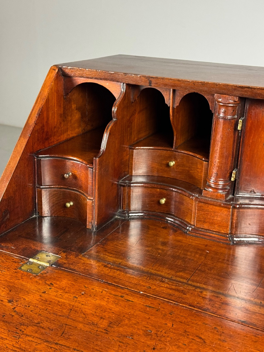 18th-century English Teak Secretary-photo-4