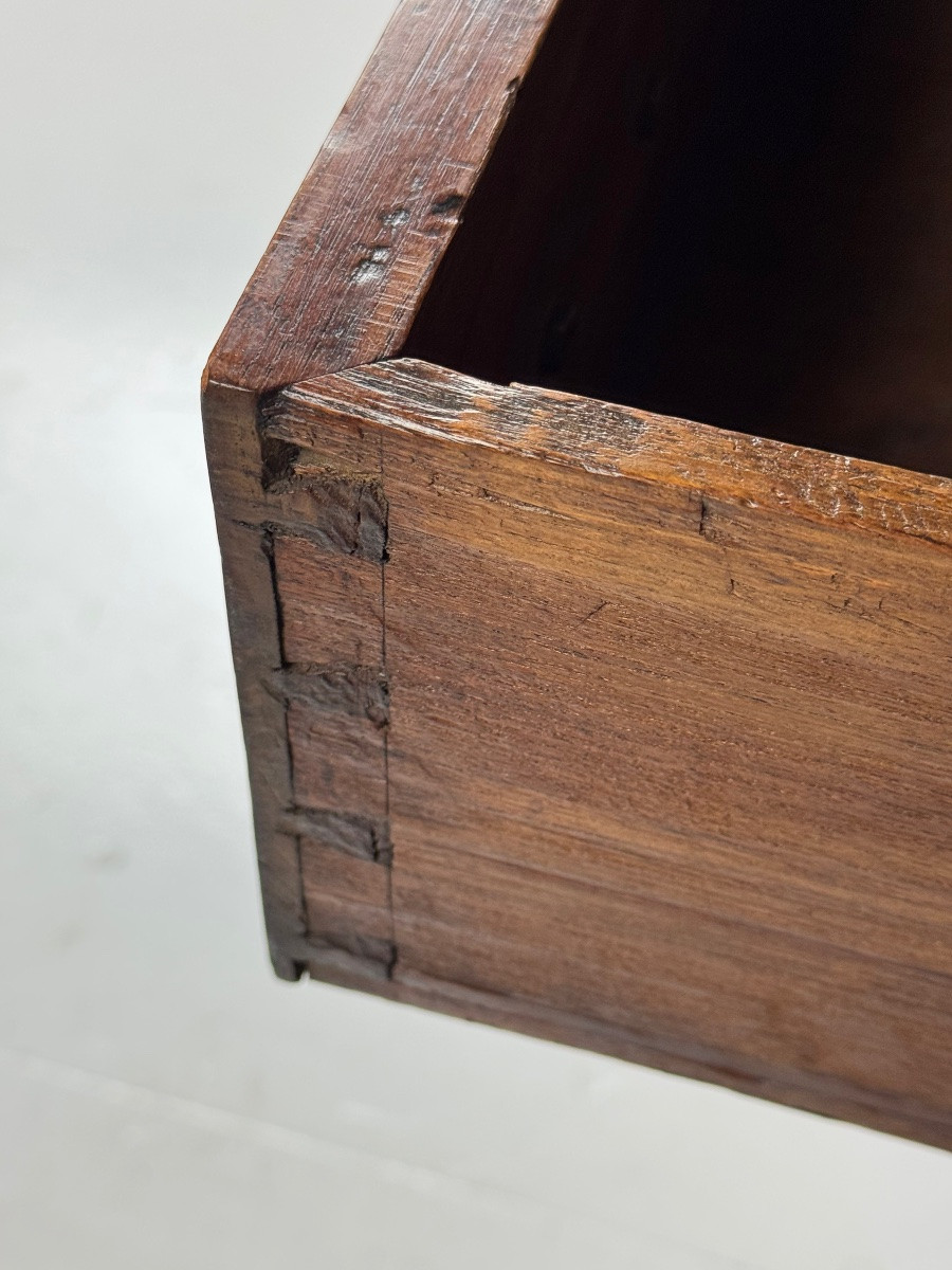 18th-century English Teak Secretary-photo-3