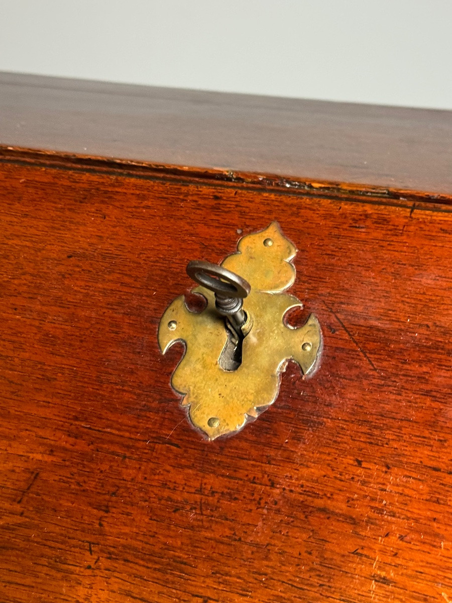 18th-century English Teak Secretary-photo-7