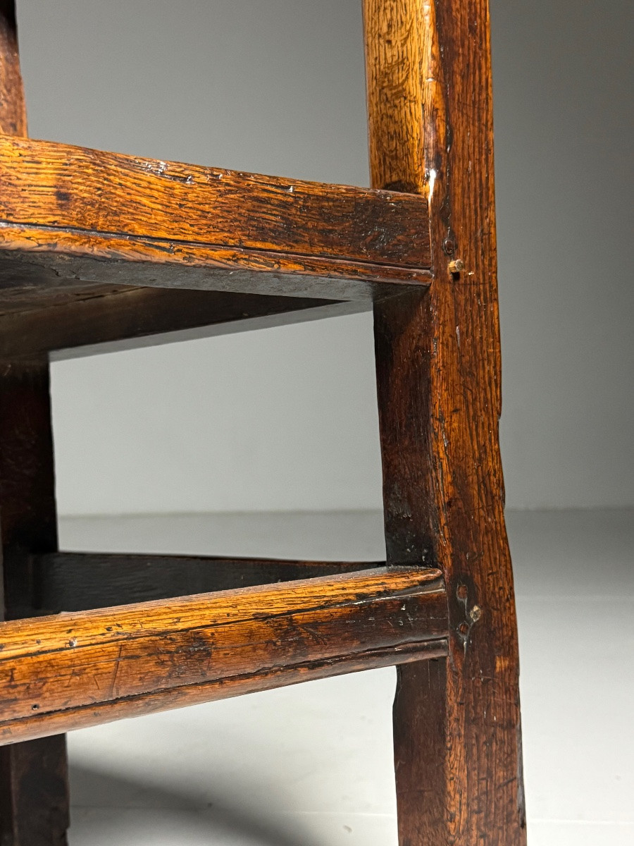 Chaise anglaise en chêne, vers 1650-1670-photo-2