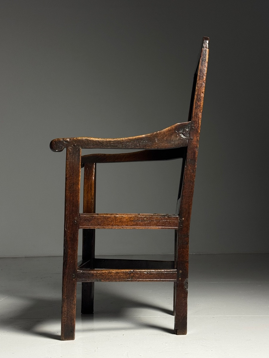 Chaise anglaise en chêne, vers 1650-1670-photo-2