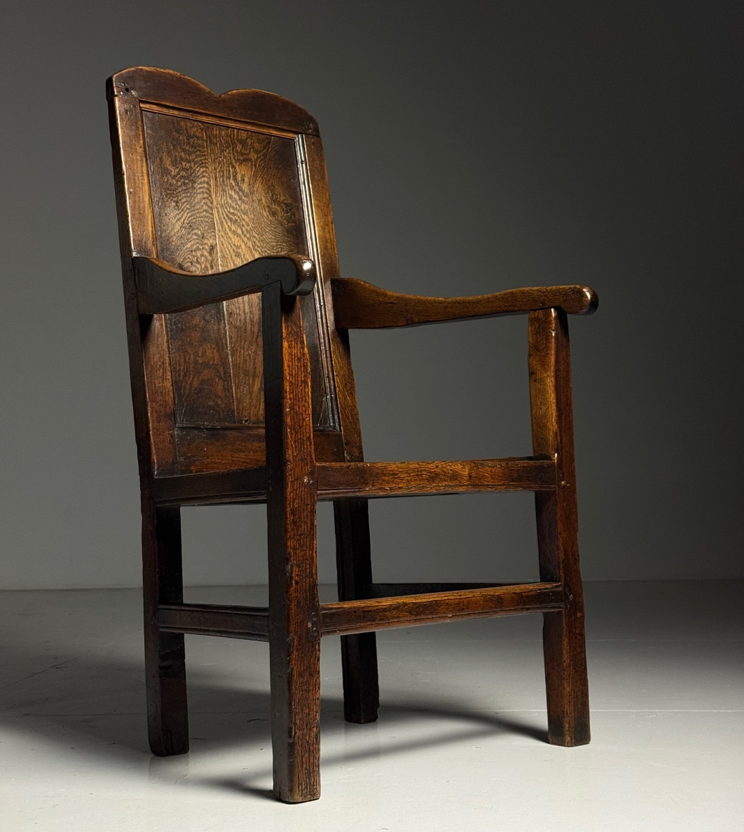 Chaise anglaise en chêne, vers 1650-1670