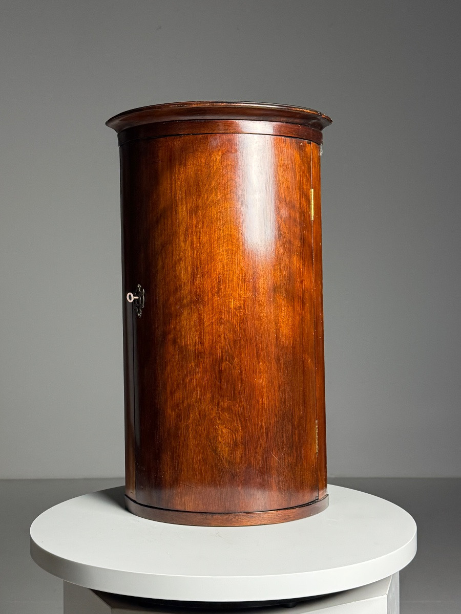 Small Mahogany Corner Cabinet, 19th Century-photo-7