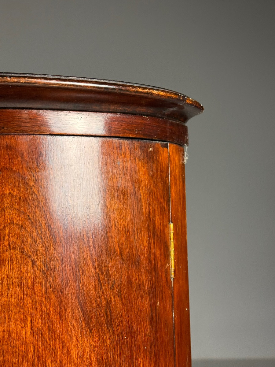 Small Mahogany Corner Cabinet, 19th Century-photo-8