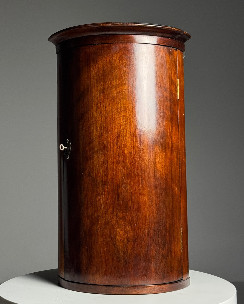 Small Mahogany Corner Cabinet, 19th Century
