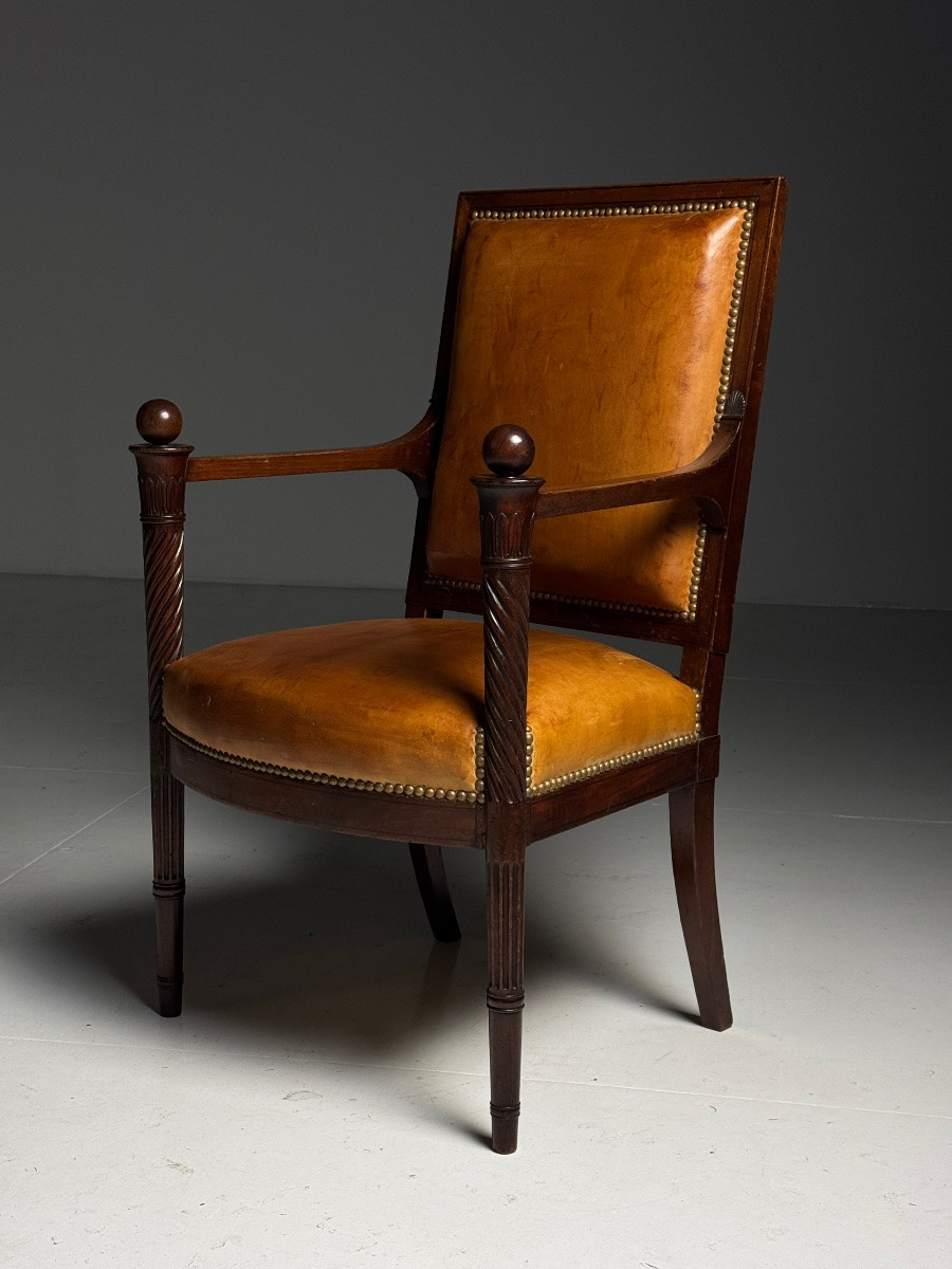 19th-century French Armchair-photo-3