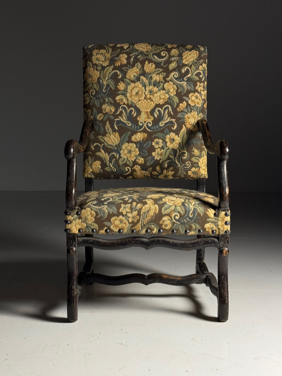 Lot de 2 fauteuils Os de Mouton-photo-1