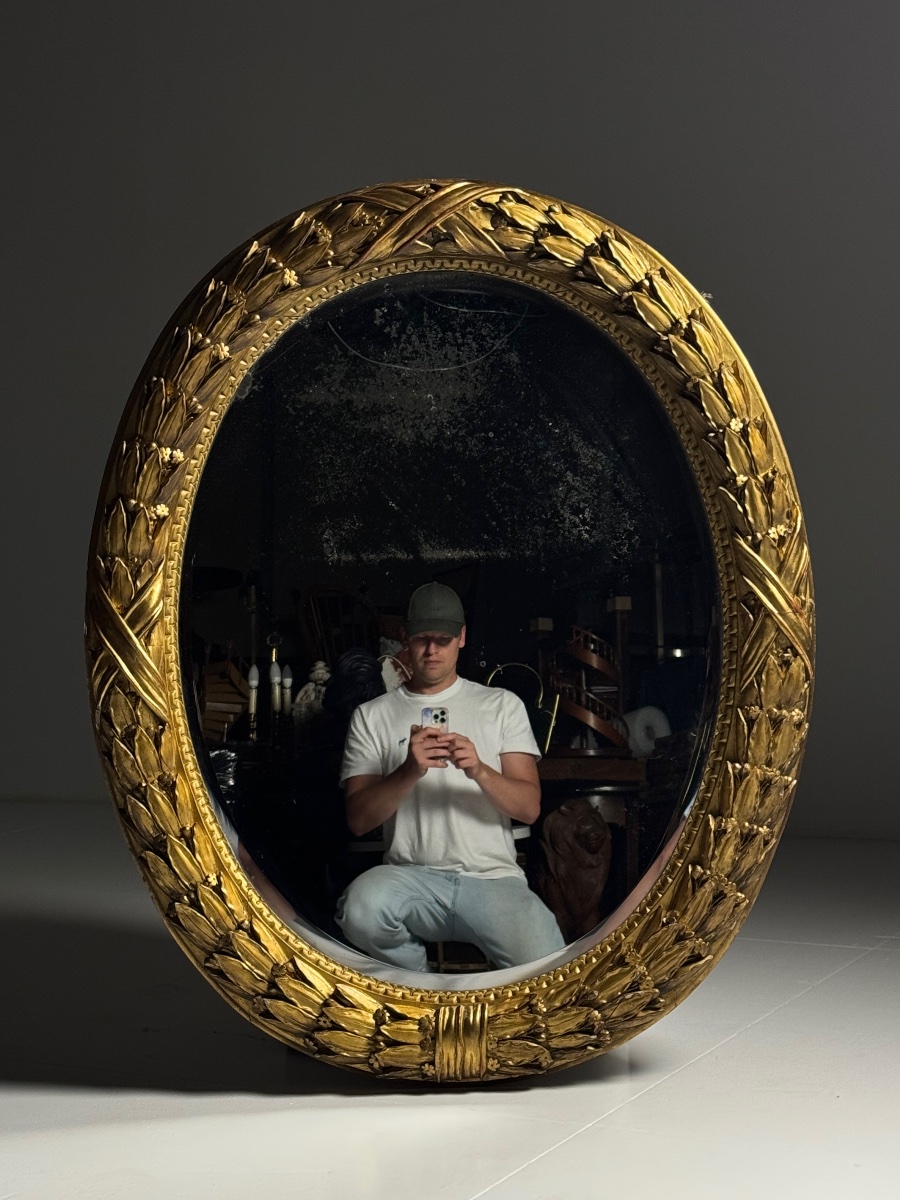 Miroir de style Empire français, XIXe siècle-photo-6