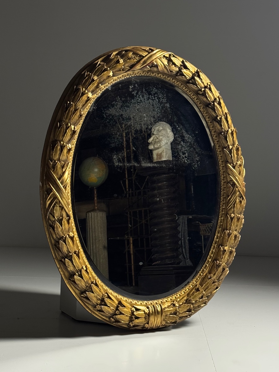 Miroir de style Empire français, XIXe siècle-photo-7
