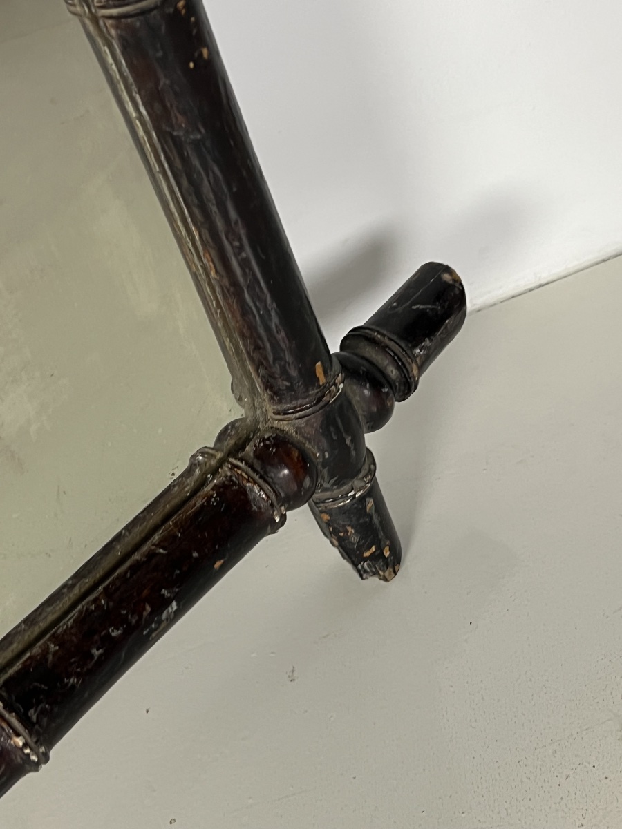 Faux bamboo mirroir-photo-1