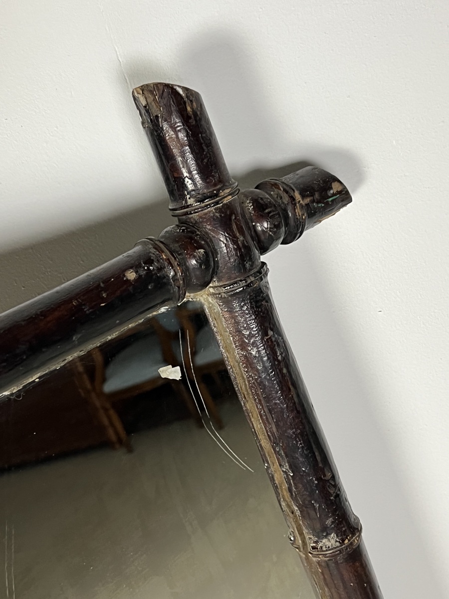 Faux bamboo mirroir-photo-6