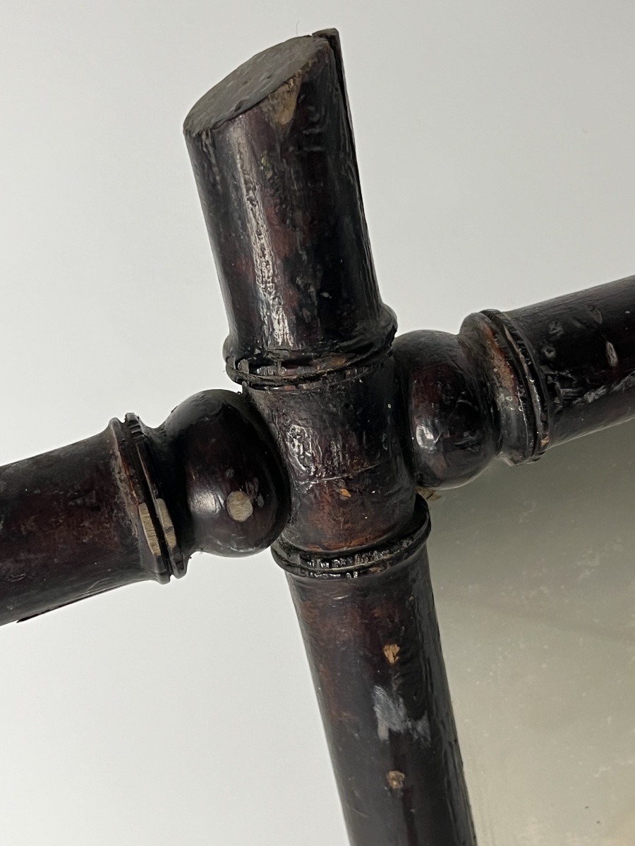 Faux bamboo mirroir-photo-7
