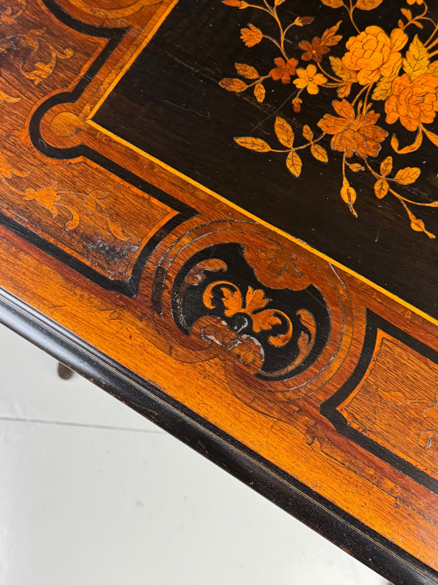 Table Napoléon III en marqueterie-photo-2