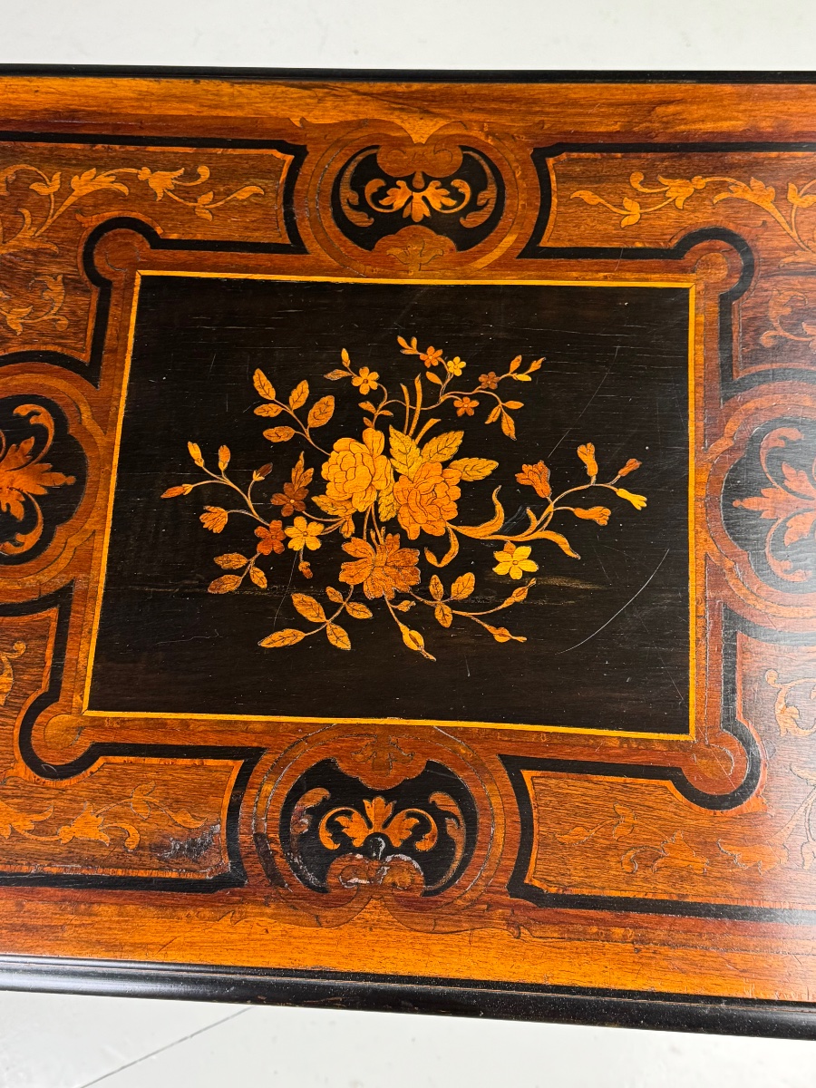 Table Napoléon III en marqueterie-photo-1