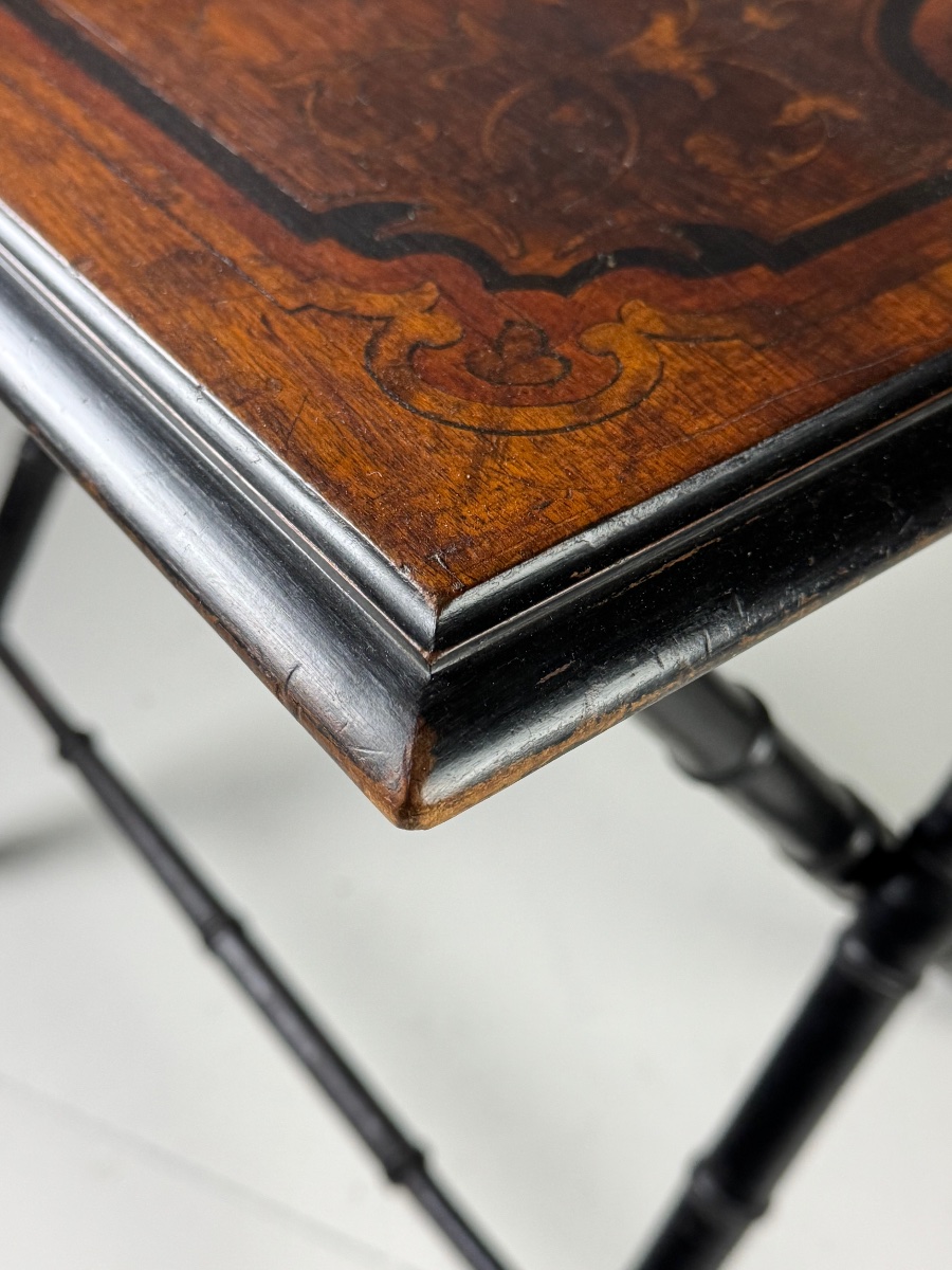 Table Napoléon III en marqueterie-photo-7