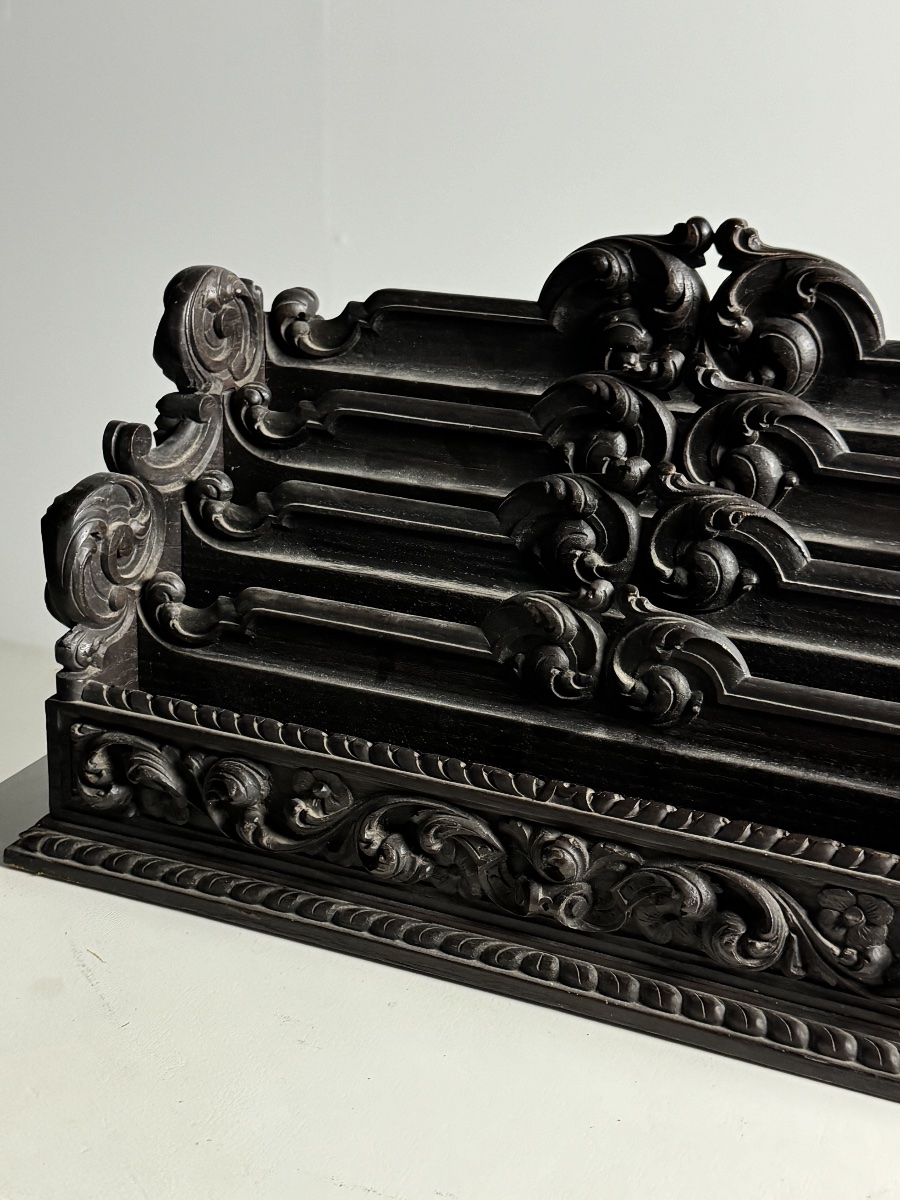 Hand-hewn Oak Letter Holder-photo-1