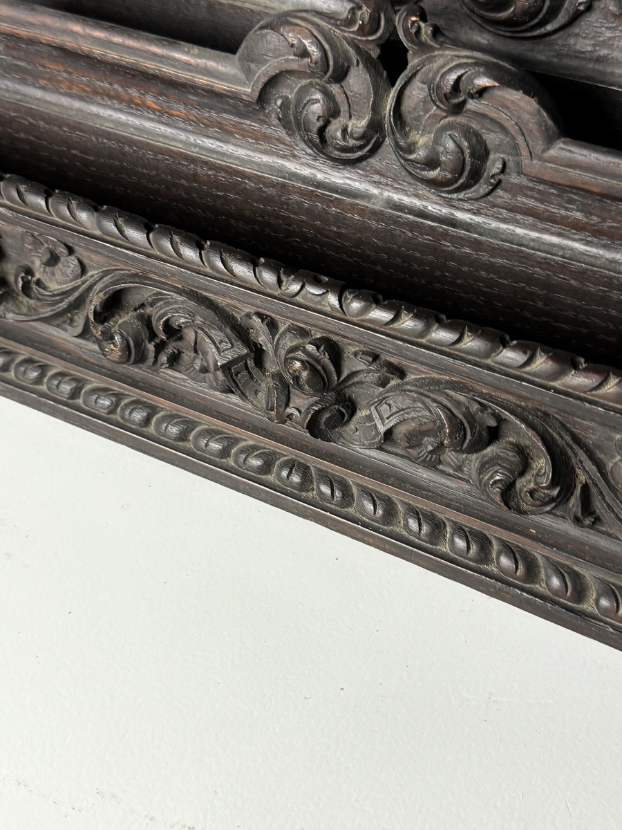 Hand-hewn Oak Letter Holder-photo-2