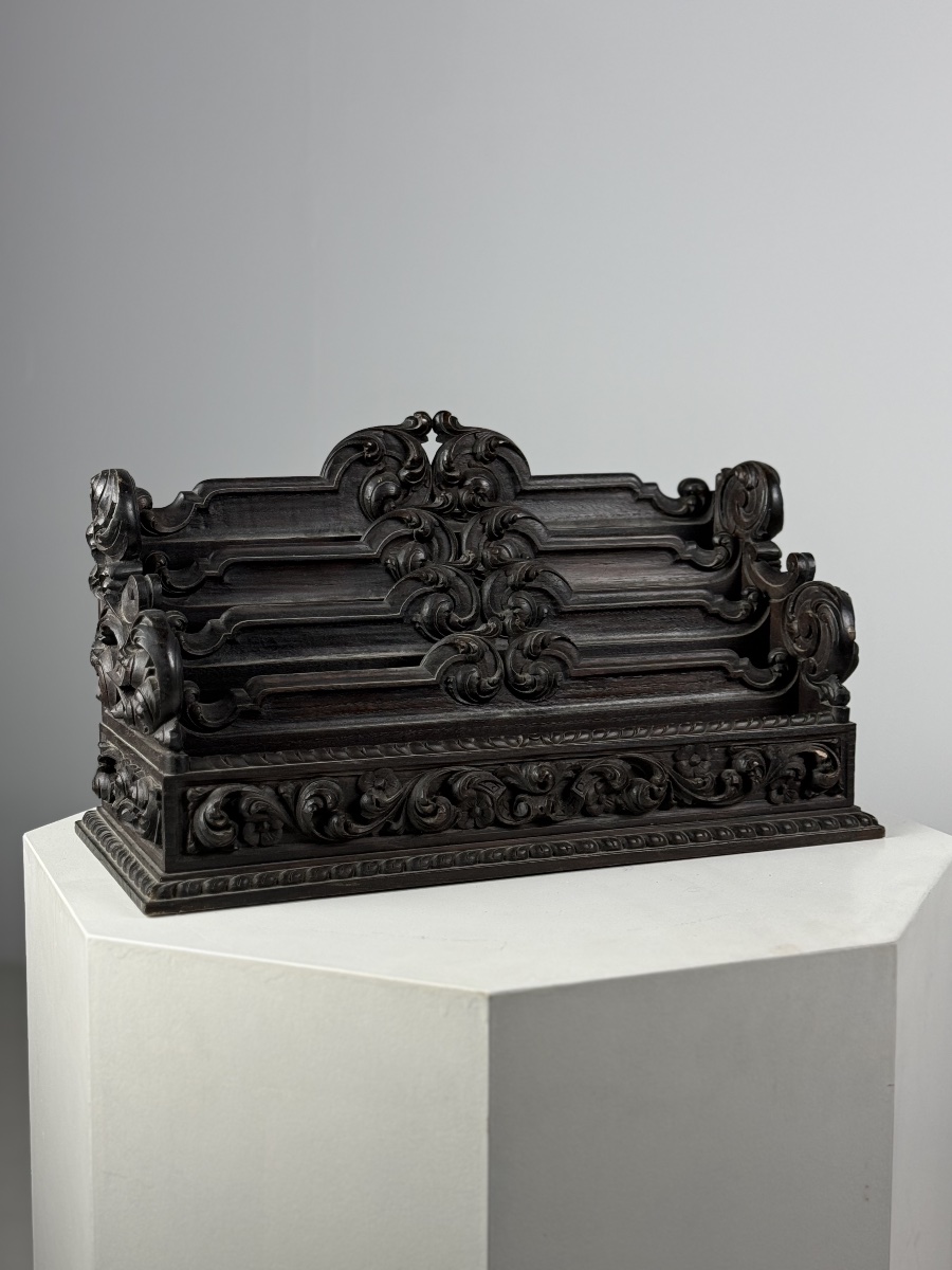 Hand-hewn Oak Letter Holder-photo-3