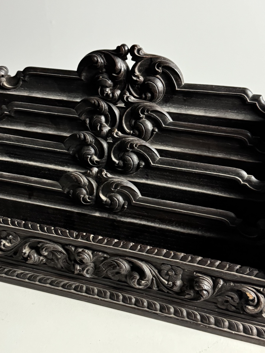 Hand-hewn Oak Letter Holder-photo-5