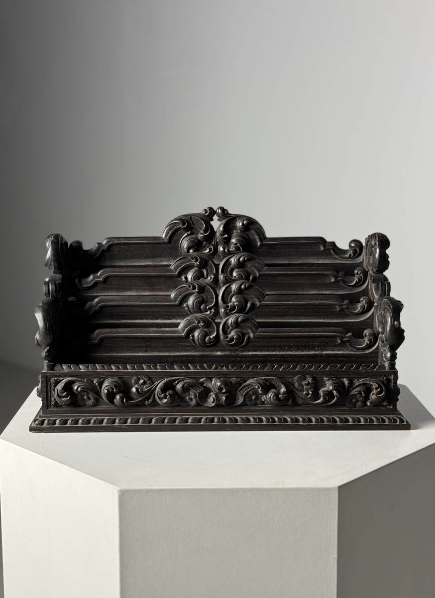 Hand-hewn Oak Letter Holder