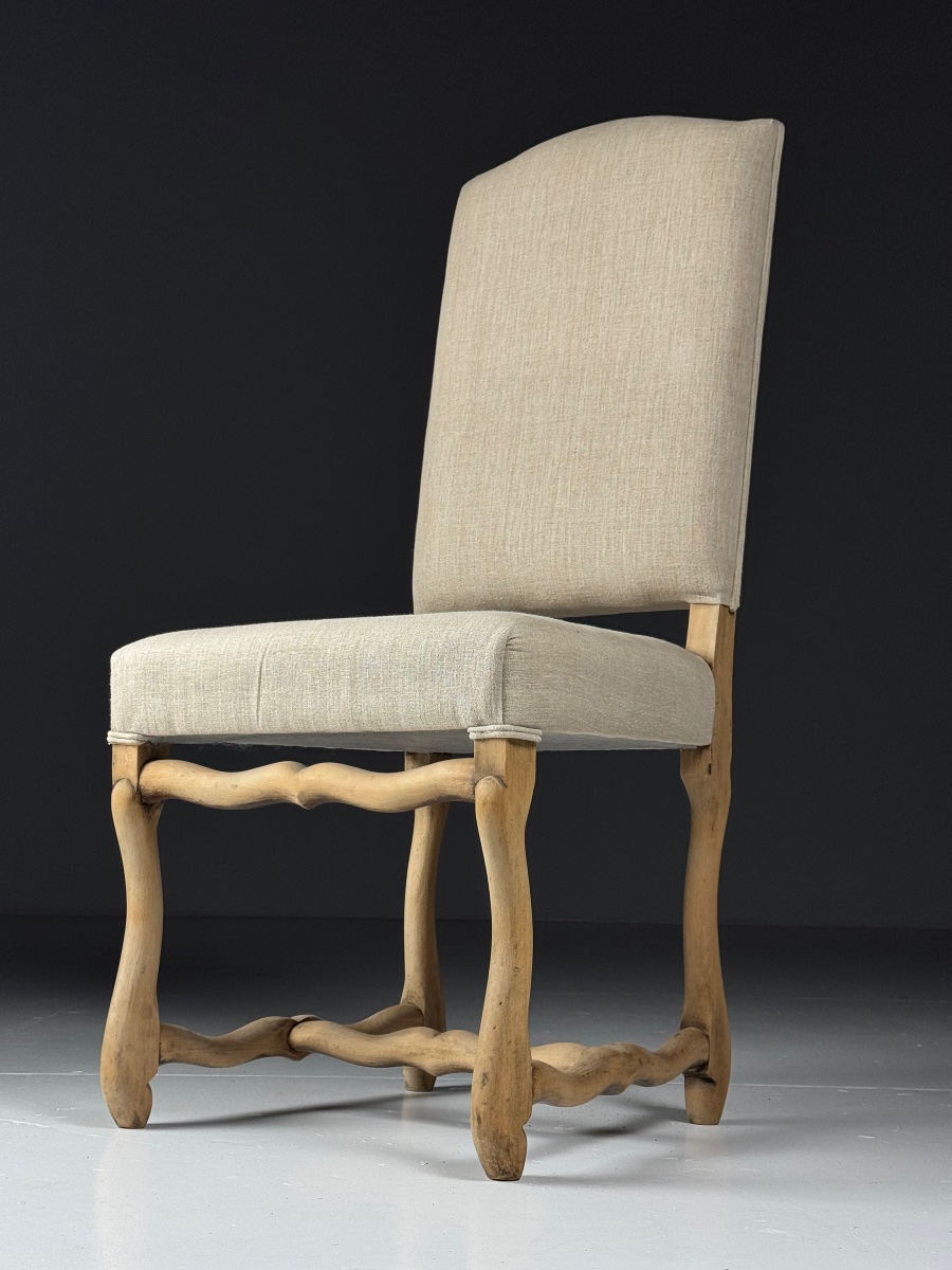 Lot de 4 chaises de salle à manger Os de Mouton-photo-4