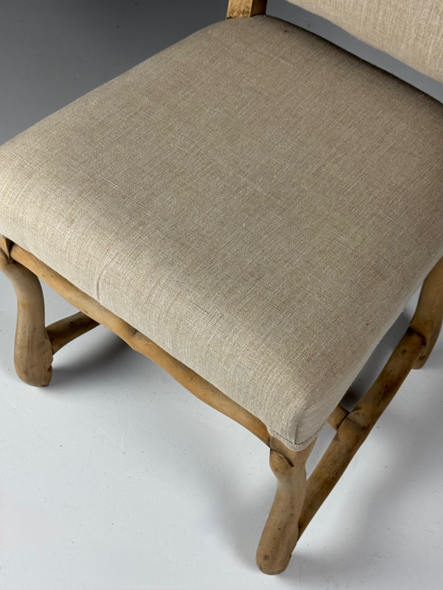 Lot de 4 chaises de salle à manger Os de Mouton-photo-2