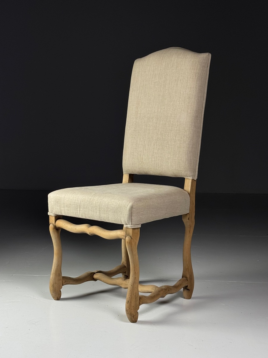 Lot de 4 chaises de salle à manger Os de Mouton-photo-4