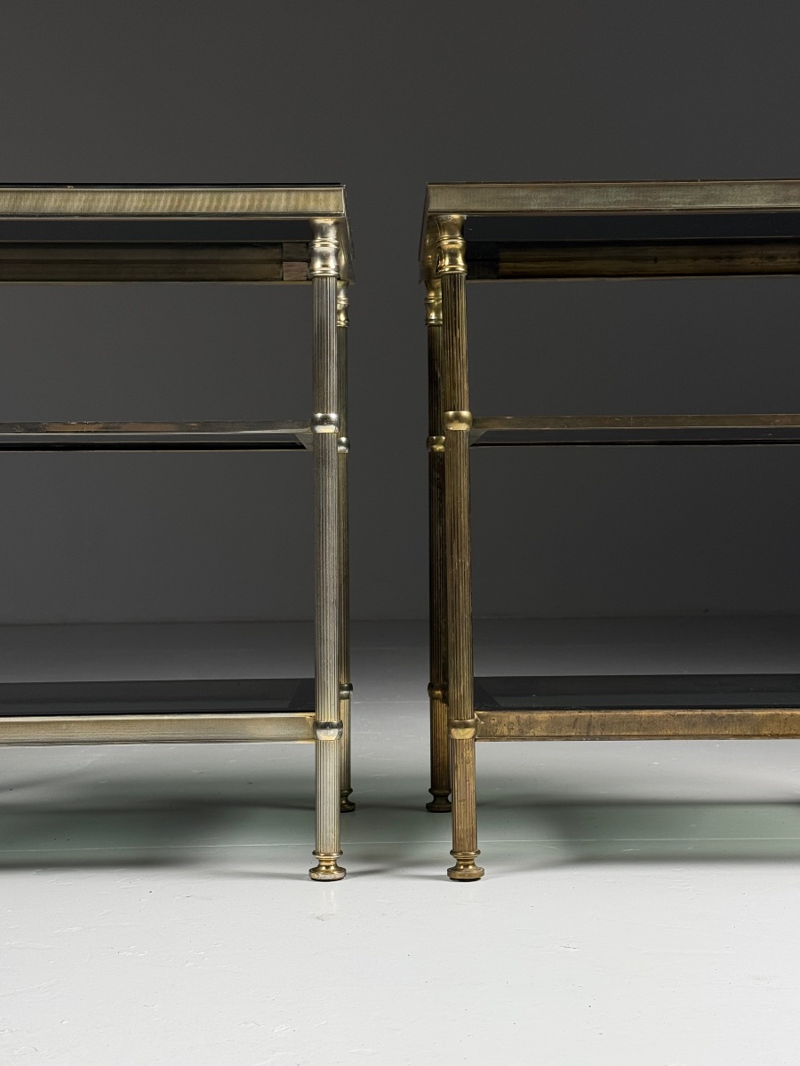 Set Of 2 Vintage Side Tables-photo-2