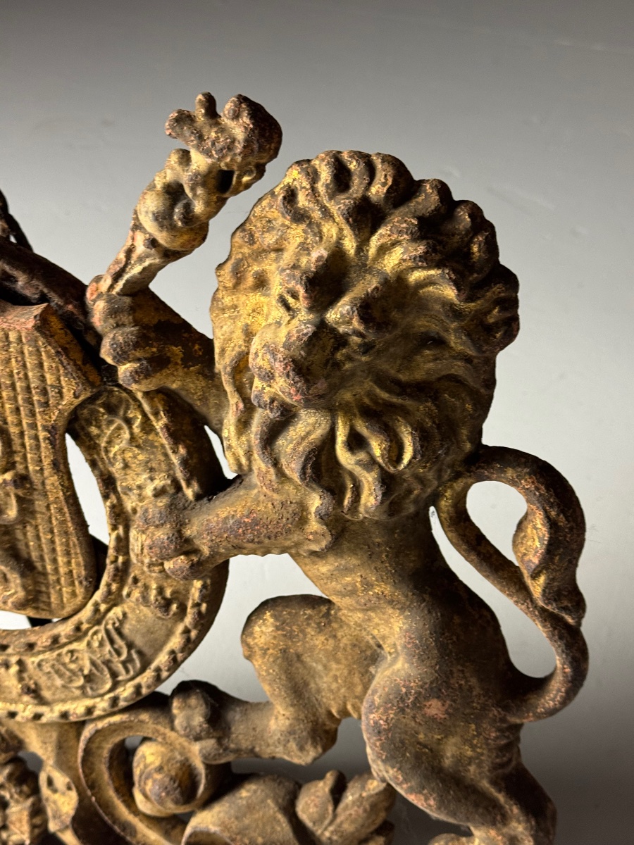 Blason en fonte, Belgique, XIXe siècle-photo-5