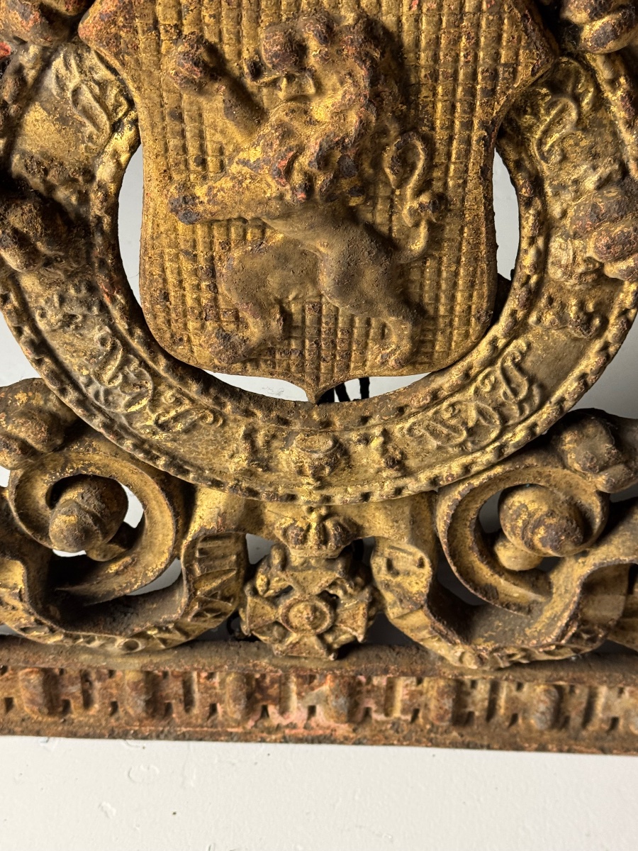 Blason en fonte, Belgique, XIXe siècle-photo-6