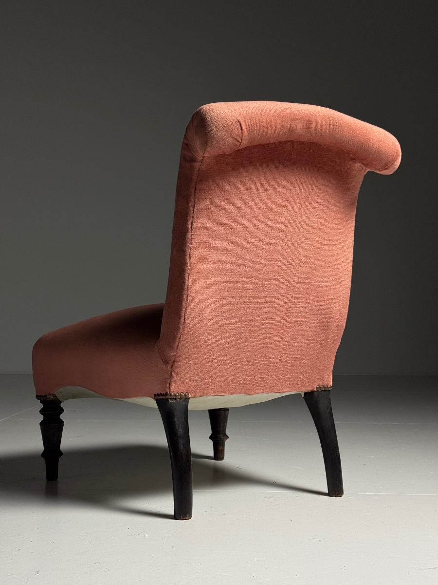 Lot de 2 chaises slipper françaises vers 1900-photo-1