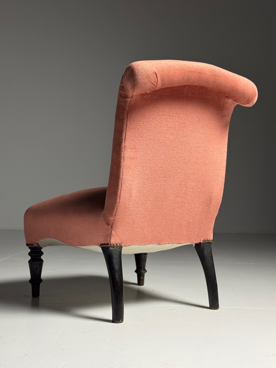 Lot de 2 chaises slipper françaises vers 1900-photo-2