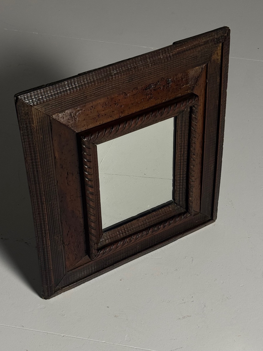 Miroir à cadre mouluré, XVIIIe siècle-photo-4