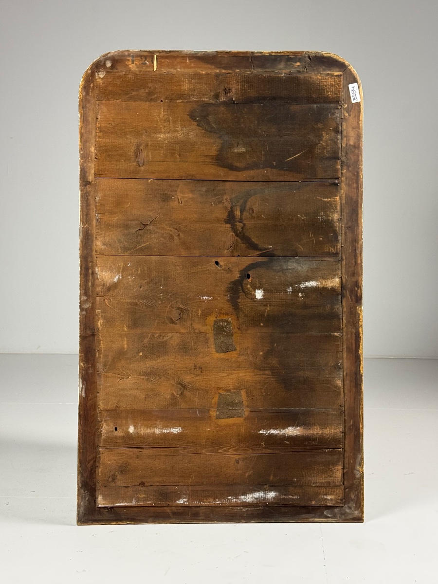 Miroir Louis-Philippe argenté-photo-3