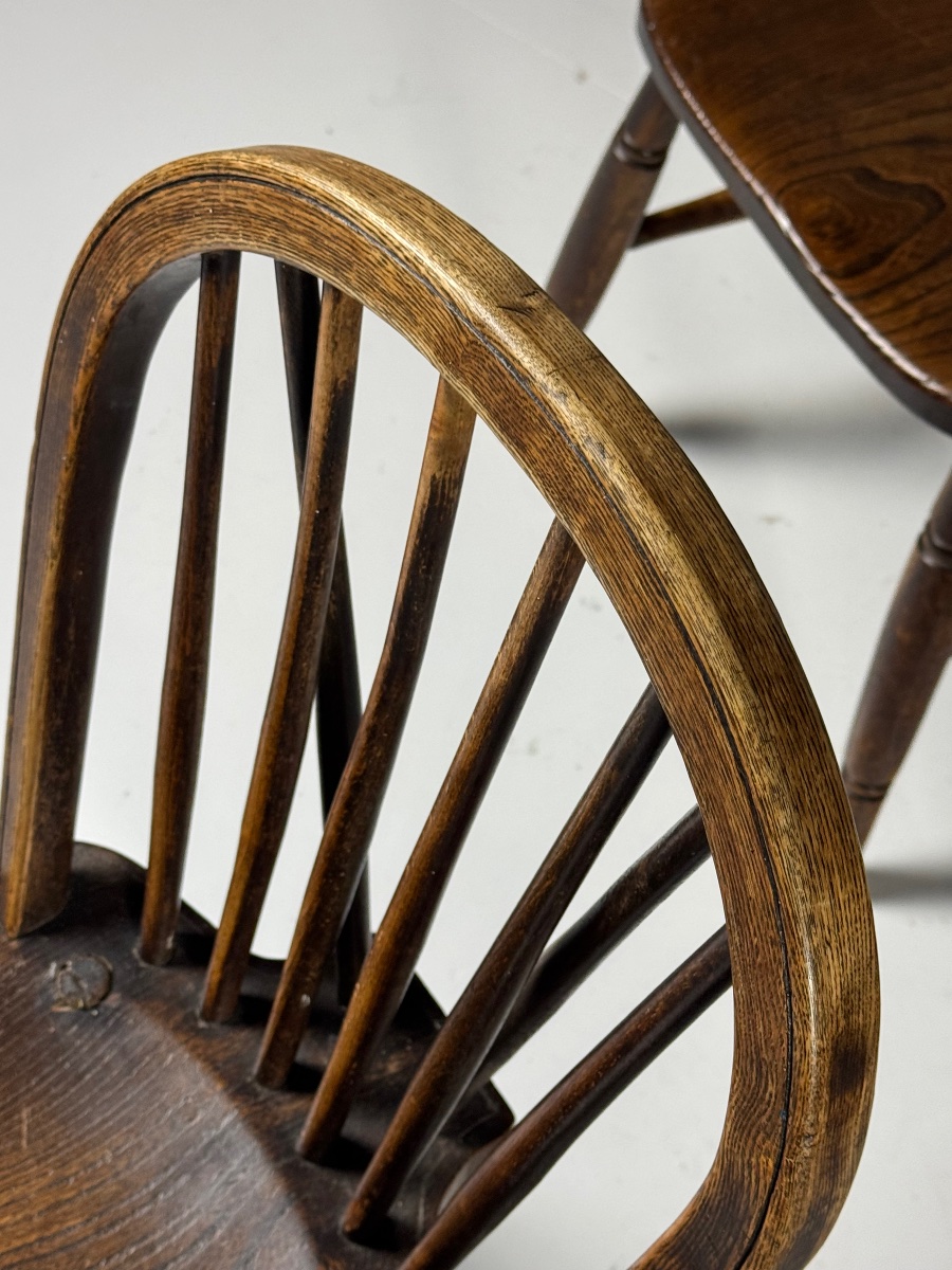 6 chaises Windsor anglaises, vers 1900-photo-2