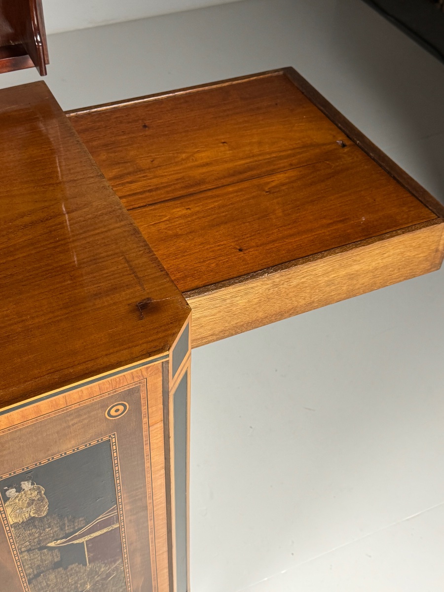 Louis XVI-style Sideboard With Drop-down Doors, 18th Century-photo-3