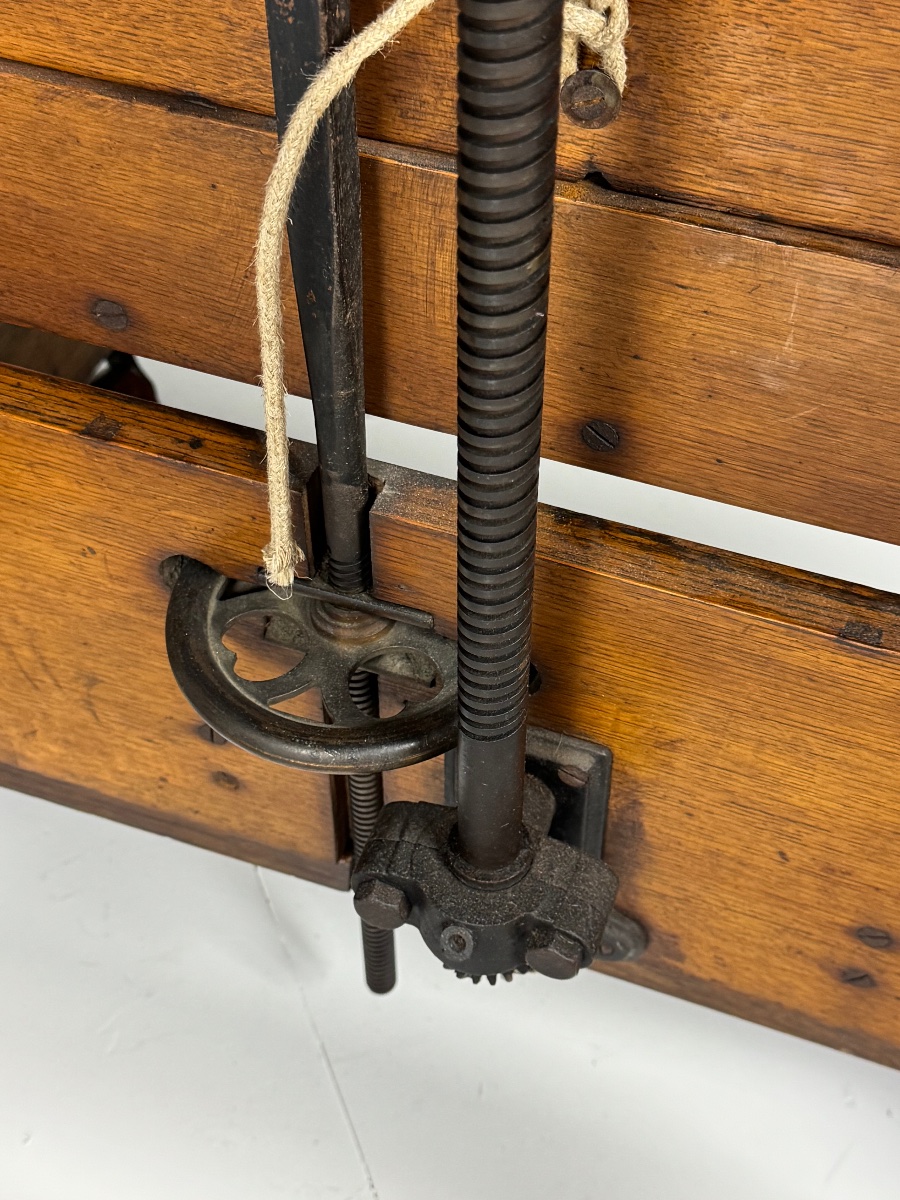 Xl Easel, Circa 1880–1900, Made Of Oak-photo-2