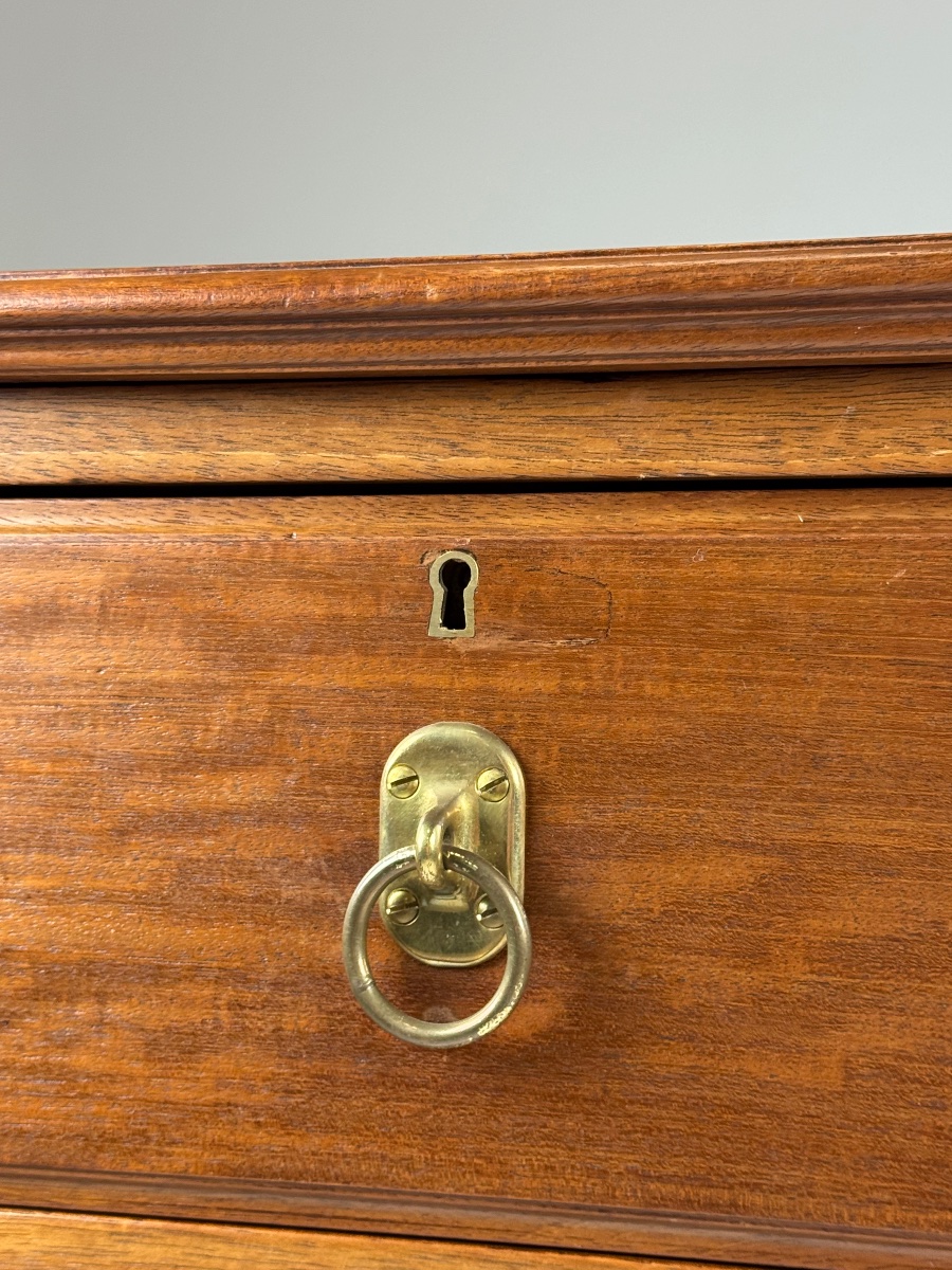Harrods Mahogany Chest Of Drawers-photo-3